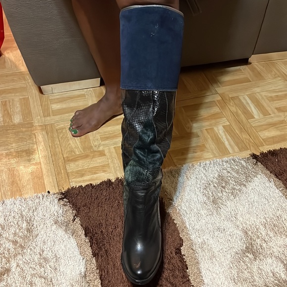 Aldo Mix fabric Tall Boot - Picture 4 of 5